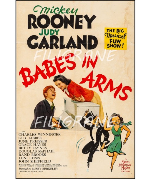 BABES in ARMS FILM Rpzc-POSTER/REPRODUCTION d1 AFFICHE VINTAGE Vous souhaitez 