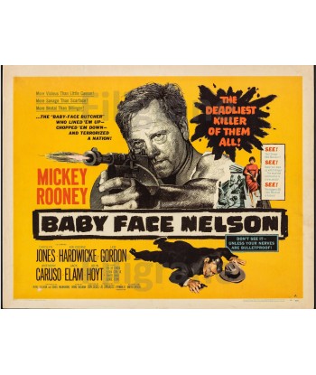 BABY FACE NELSON FILM Rhkr-POSTER/REPRODUCTION d1 AFFICHE VINTAGE en linge