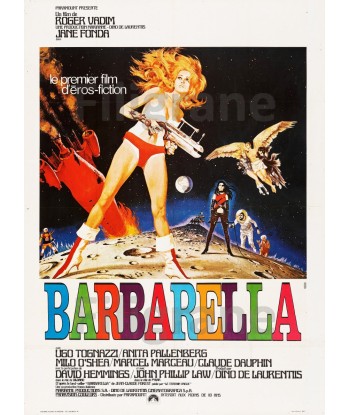 BARBARELLA FILM Rqmc-POSTER/REPRODUCTION d1 AFFICHE VINTAGE Amélioration de cerveau avec