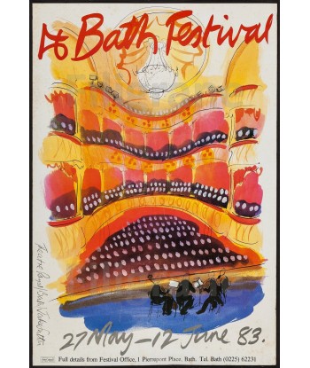 BATH FESTIVAL 1983 Rixl-POSTER/REPRODUCTION d1 AFFICHE VINTAGE ouvre sa boutique