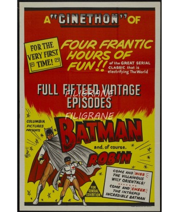 BATMAN FILM Rbwo-POSTER/REPRODUCTION d1 AFFICHE VINTAGE Toutes les collections ici