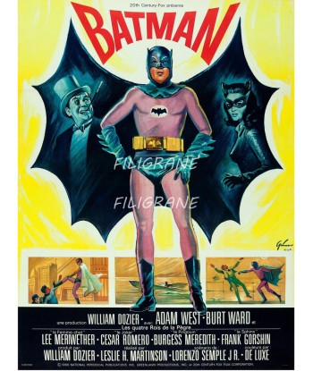 BATMAN FILM Rgsq-POSTER/REPRODUCTION d1 AFFICHE VINTAGE destockage