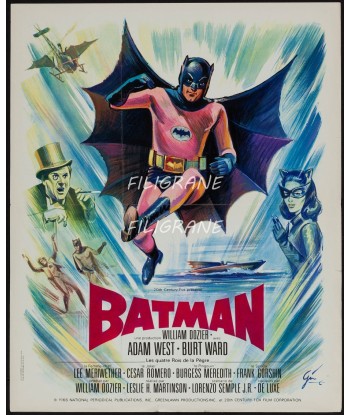 BATMAN FILM Ryns-POSTER/REPRODUCTION d1 AFFICHE VINTAGE shop