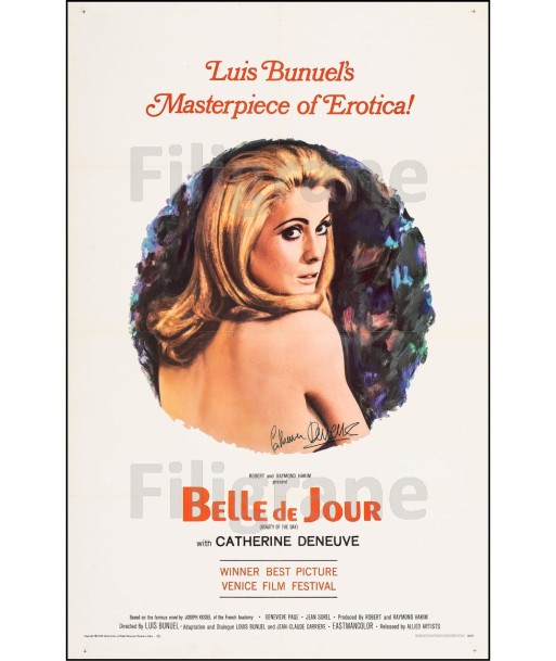 BELLE de JOUR FILM Rvxl-POSTER/REPRODUCTION d1 AFFICHE VINTAGE en stock