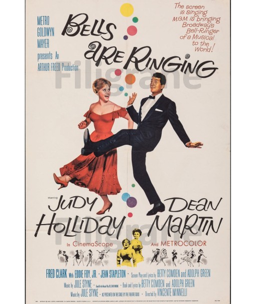 BELLS ARE RINGING FILM Rwbx-POSTER/REPRODUCTION d1 AFFICHE VINTAGE basket pas cher