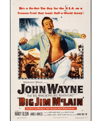 BIG JIM McLAIN FILM Rtuh-POSTER/REPRODUCTION d1 AFFICHE VINTAGE commande en ligne