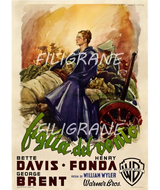 BIGLIA del VENTO FILM Raod-POSTER/REPRODUCTION d1 AFFICHE VINTAGE brillant des détails fins