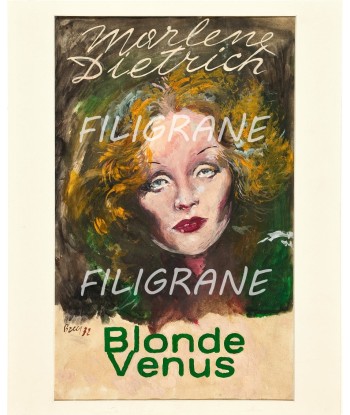 BLONDE VéNUS FILM Redy-POSTER/REPRODUCTION d1 AFFICHE VINTAGE s'inspire de l'anatomie humaine