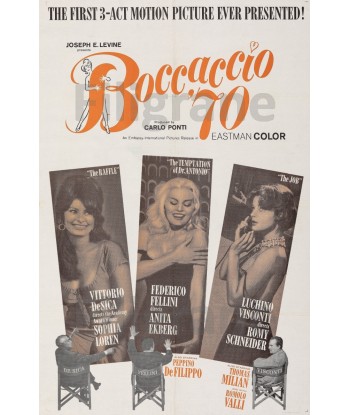 BOCCACCIO 70 FILM Rayl-POSTER/REPRODUCTION d1 AFFICHE VINTAGE est présent 