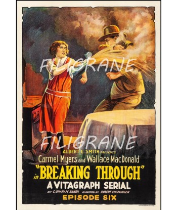 BREAKING THROUGH FILM Rkgq-POSTER/REPRODUCTION d1 AFFICHE VINTAGE chez Cornerstreet bien 