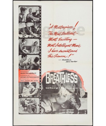 BREATHLESS FILM Rbte-POSTER/REPRODUCTION d1 AFFICHE VINTAGE votre restaurant rapide dans 