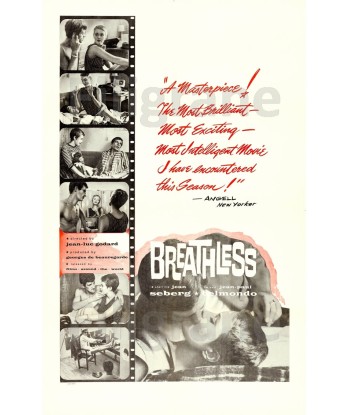 BREATHLESS FILM Rggg-POSTER/REPRODUCTION d1 AFFICHE VINTAGE Comment ça marche