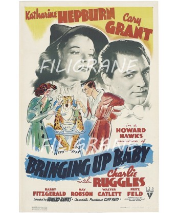 BRINGING UP BABY FILM Rgrb-POSTER/REPRODUCTION d1 AFFICHE VINTAGE votre restaurant rapide dans 