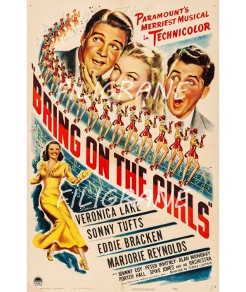 BRING on the GIRLS FILM Rqzo-POSTER/REPRODUCTION d1 AFFICHE VINTAGE Les êtres humains sont 