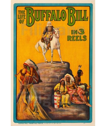 CIRQUE BUFFALO BILL INDIENS Rabw-POSTER/REPRODUCTION d1 AFFICHE VINTAGE vente chaude votre 