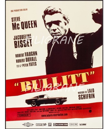 BULLITT FILM Rnwd-POSTER/REPRODUCTION d1 AFFICHE VINTAGE À commander