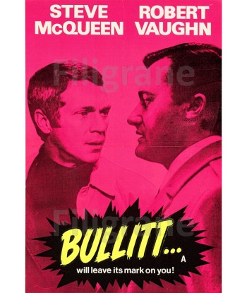 BULLITT FILM Rurs-POSTER/REPRODUCTION d1 AFFICHE VINTAGE la livraison gratuite