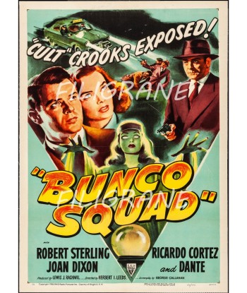 BUNCO SQUAD FILM Ryhr-POSTER/REPRODUCTION d1 AFFICHE VINTAGE de technologie