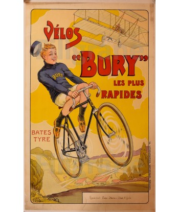 BURY VéLO/CYCLES Rngi-POSTER/REPRODUCTION d1 AFFICHE VINTAGE online