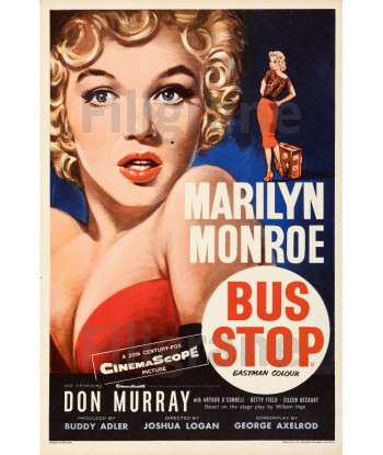 BUS STOP FILM Rzug-POSTER/REPRODUCTION d1 AFFICHE VINTAGE Vous souhaitez 