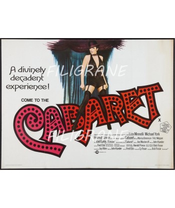 CABARET FILM Rwbm-POSTER/REPRODUCTION d1 AFFICHE VINTAGE Voir les baskets