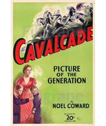 CALVACADE FILM Rpkl-POSTER/REPRODUCTION d1 AFFICHE VINTAGE les ctes