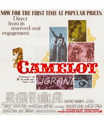 CAMELOT FILM Rmnj-POSTER/REPRODUCTION d1 AFFICHE VINTAGE Comparez plus de prix