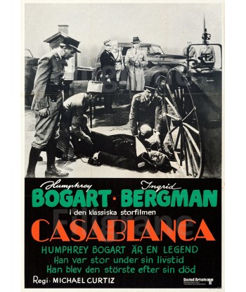 CASABLANCA FILM Rcjm-POSTER/REPRODUCTION d1 AFFICHE VINTAGE prix