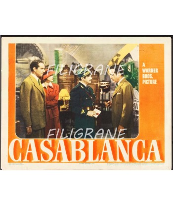 CASABLANCA FILM Rfvi-POSTER/REPRODUCTION d1 AFFICHE VINTAGE Les magasins à Paris et en Île-de-France