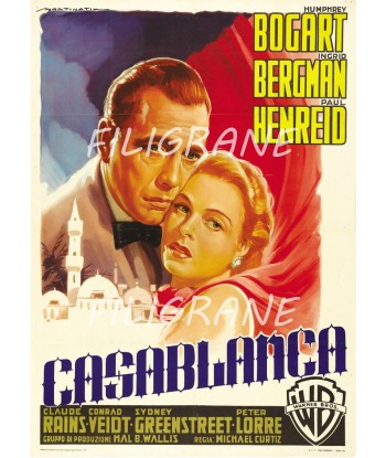 CASABLANCA FILM Rijp-POSTER/REPRODUCTION d1 AFFICHE VINTAGE Découvrez la collection