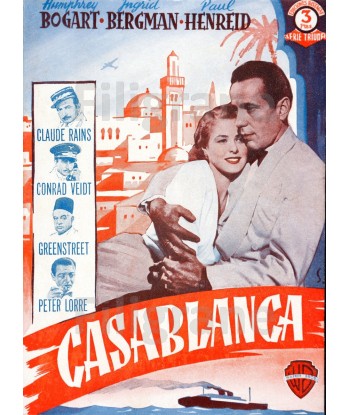 CASABLANCA FILM Rjyi-POSTER/REPRODUCTION d1 AFFICHE VINTAGE Profitez des Offres !