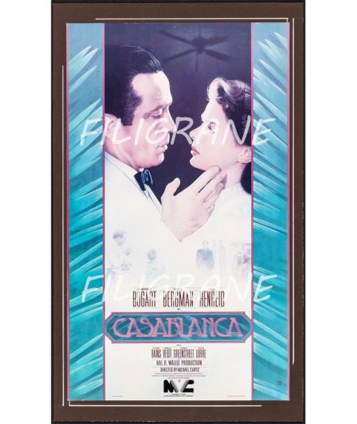 CASABLANCA FILM Rnap-POSTER/REPRODUCTION d1 AFFICHE VINTAGE l'évolution des habitudes 