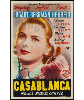 CASABLANCA FILM Rxld-POSTER/REPRODUCTION d1 AFFICHE VINTAGE Jusqu'à 80% De Réduction