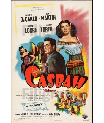 CASBAH FILM Rhof-POSTER/REPRODUCTION d1 AFFICHE VINTAGE l'évolution des habitudes 