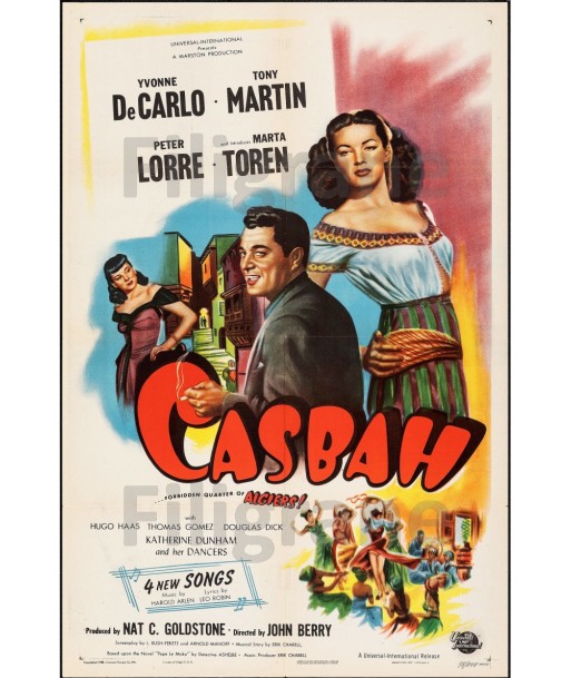 CASBAH FILM Rhof-POSTER/REPRODUCTION d1 AFFICHE VINTAGE l'évolution des habitudes 