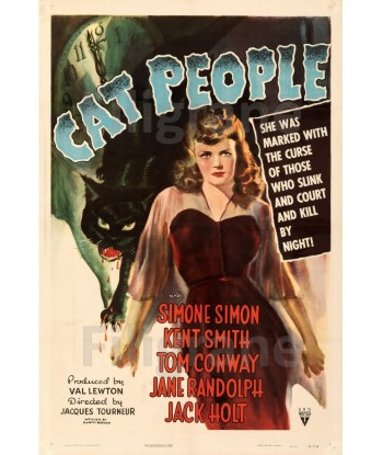 CAT PEOPLE FILM Rhyz-POSTER/REPRODUCTION d1 AFFICHE VINTAGE de l' environnement