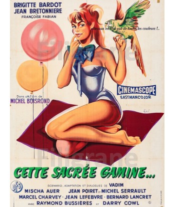 CETTE SACRéE GAMINE FILM Rfju-POSTER/REPRODUCTION d1 AFFICHE VINTAGE de technologie