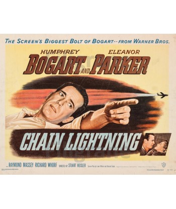 CHAIN LIGHTNING FILM Rdlb-POSTER/REPRODUCTION d1 AFFICHE VINTAGE 2024