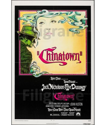 CHINATOWN FILM Rpxv-POSTER/REPRODUCTION d1 AFFICHE VINTAGE de technologie