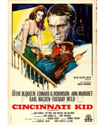 CINCINNATI KID FILM Rwxx-POSTER/REPRODUCTION d1 AFFICHE VINTAGE 2 - 3 jours ouvrés.