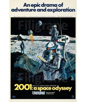 CINéMA 2001 A SPACE ODYSSEY Rhtl-POSTER/REPRODUCTION d1 AFFICHE VINTAGE Venez découvrir notre 