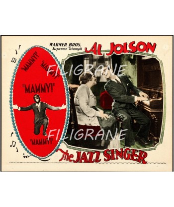 CINéMA AL JOLSON THE JAZZ  Rugw-POSTER/REPRODUCTION d1 AFFICHE VINTAGE pas cher chine