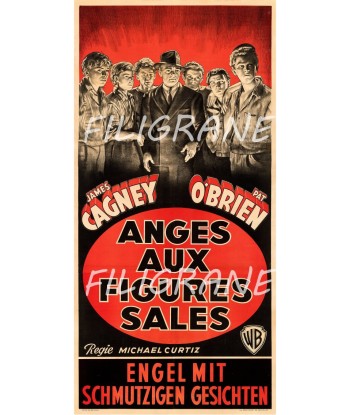 CINéMA ANGES aux FIGURES SALES Rfch-POSTER/REPRODUCTION d1 AFFICHE VINTAGE commande en ligne