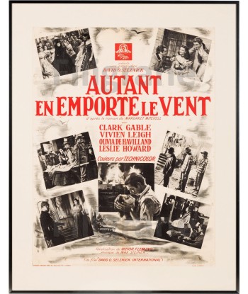 CINéMA AUTANT en EMPORTE le VENT Rhua-POSTER/REPRODUCTION d1 AFFICHE VINTAGE Dans la société mordern