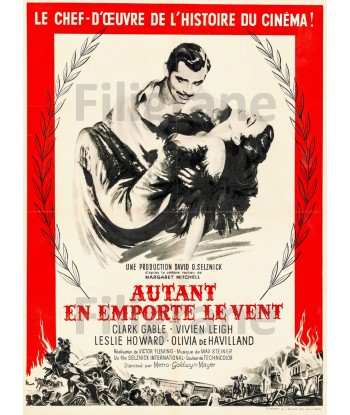 CINéMA AUTANT en EMPORTE le VENT Riuk-POSTER/REPRODUCTION d1 AFFICHE VINTAGE store