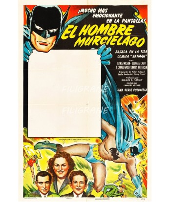 CINéMA BATMAN EL HOMBRE Rvmu-POSTER/REPRODUCTION d1 AFFICHE VINTAGE prix pour 