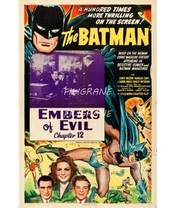 CINéMA BATMAN EMBERS of EVIL Rpnq-POSTER/REPRODUCTION d1 AFFICHE VINTAGE ouvre sa boutique