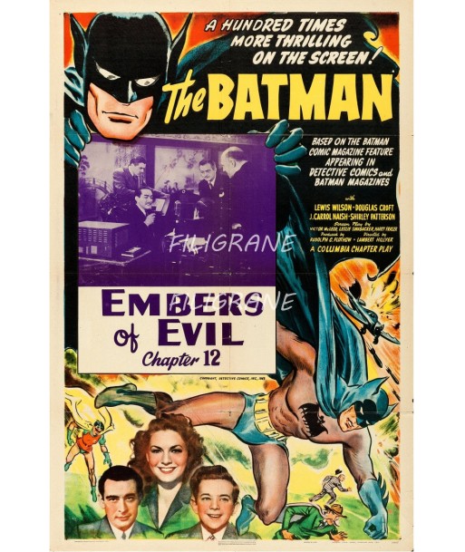 CINéMA BATMAN EMBERS of EVIL Rpnq-POSTER/REPRODUCTION d1 AFFICHE VINTAGE ouvre sa boutique