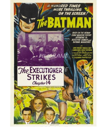 CINéMA BATMAN EXECUTIONER  Rtdp-POSTER/REPRODUCTION d1 AFFICHE VINTAGE les ctes