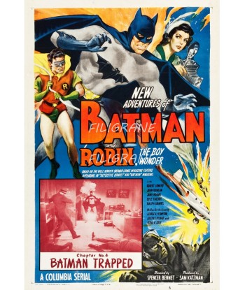 CINéMA BATMAN TRAPPED Rmkh-POSTER/REPRODUCTION d1 AFFICHE VINTAGE ou a consommer sur place